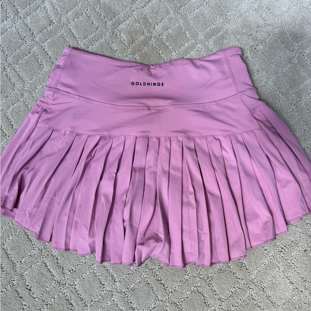 Goldhinge Pleated Tennis Skirt